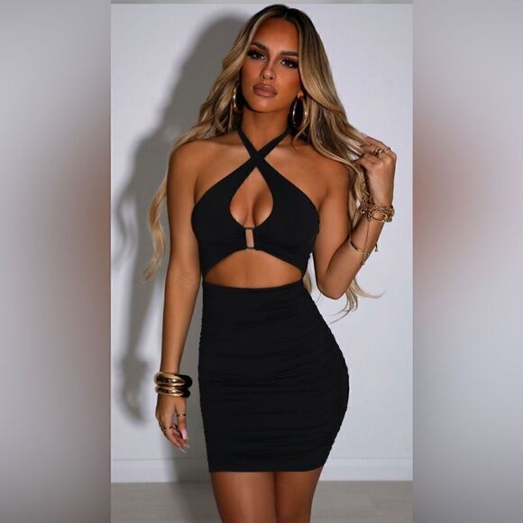 BABYBOO Dresses & Skirts - BABYBOO Annetta Mini Dress - Black NEW with Tags